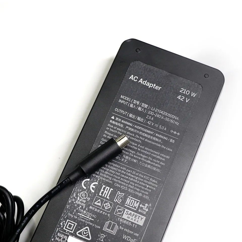 Φορτιστής για Ninebot Max G30 42V 5A (210W) Μαύρο