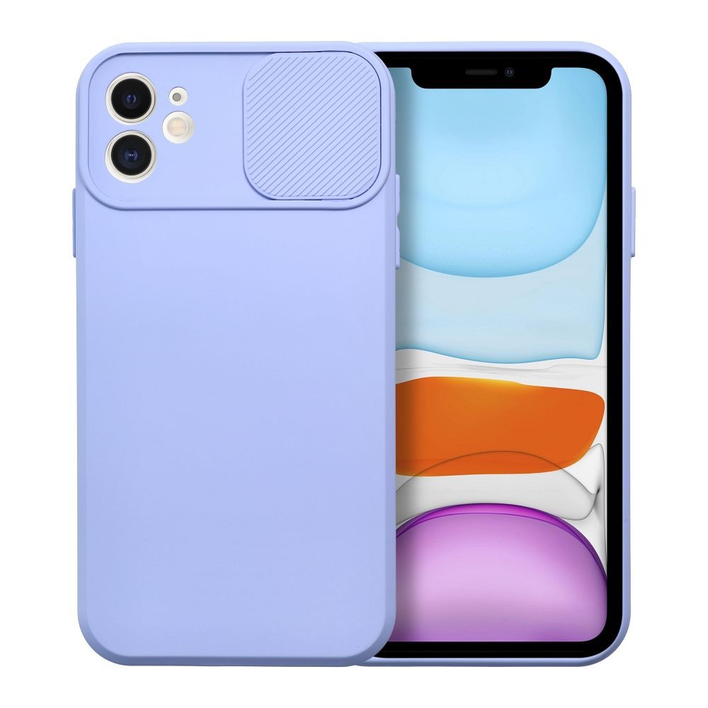 Θήκη Σιλικόνης Slide Case Apple iPhone 11 Λιλά