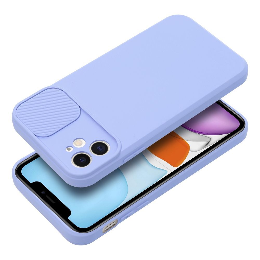 Θήκη Σιλικόνης Slide Case Apple iPhone 11 Λιλά