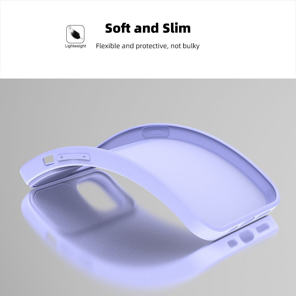 Θήκη Σιλικόνης Slide Case Apple iPhone 11 Λιλά