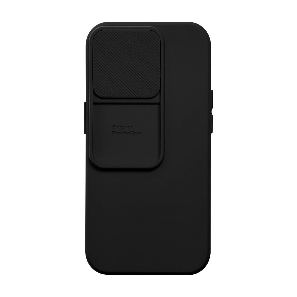Θήκη Σιλικόνης Slide Case Apple iPhone 11 Μαύρο