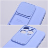 Θήκη Σιλικόνης Slide Case Apple iPhone 14 Pro Λιλά