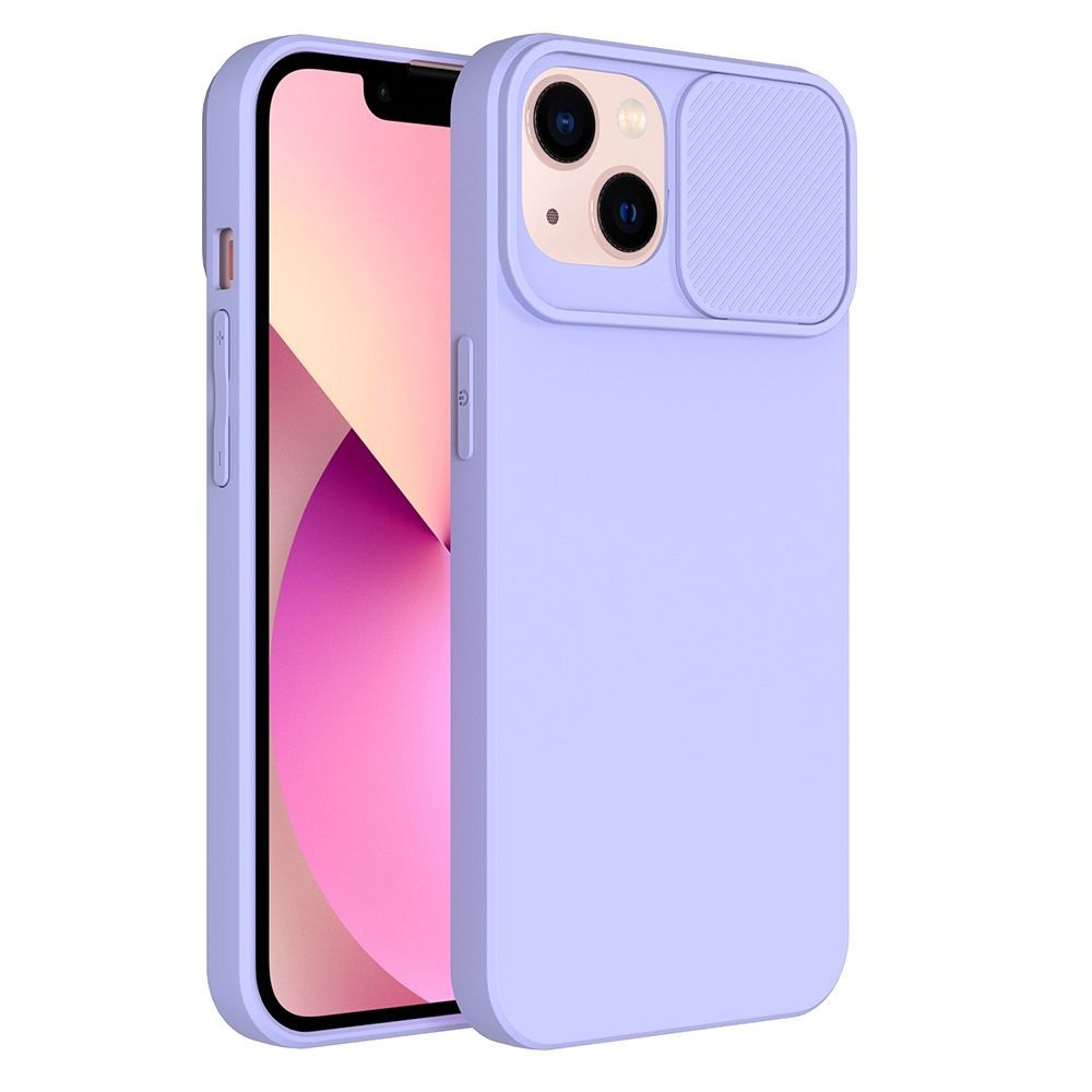 Θήκη Σιλικόνης Slide Case Samsung Galaxy A13 4G Λιλά