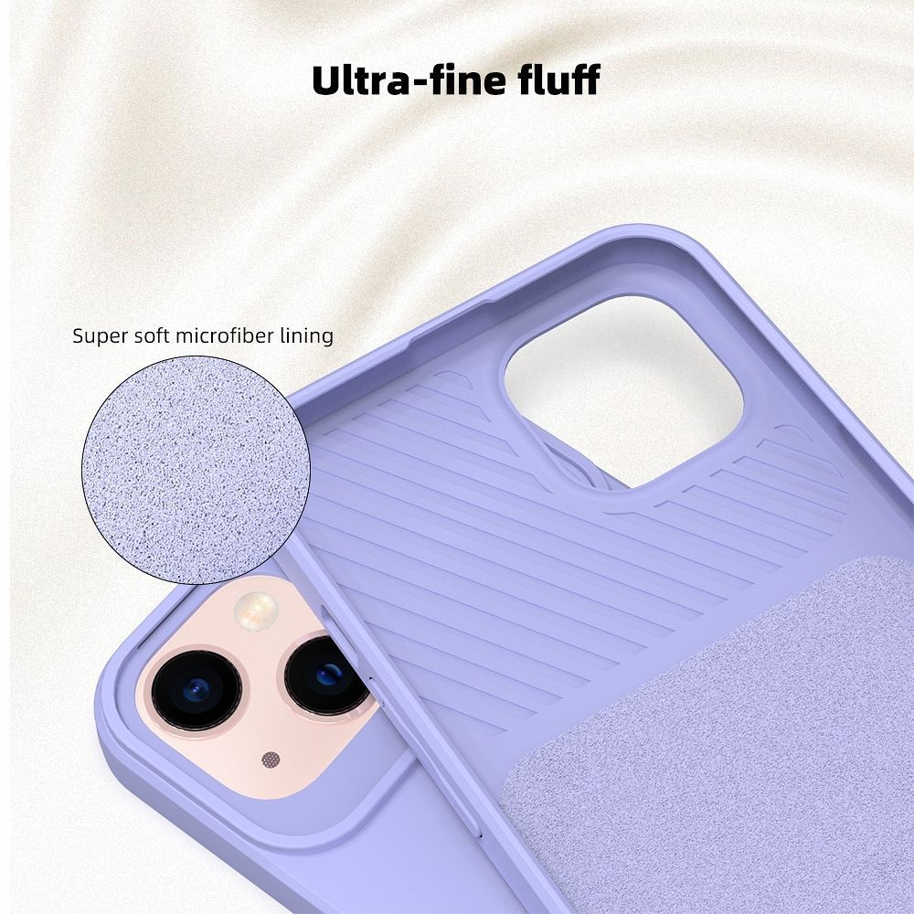 Θήκη Σιλικόνης Slide Case Samsung Galaxy A52 4G/5G / Galaxy A52s 5G Λιλά