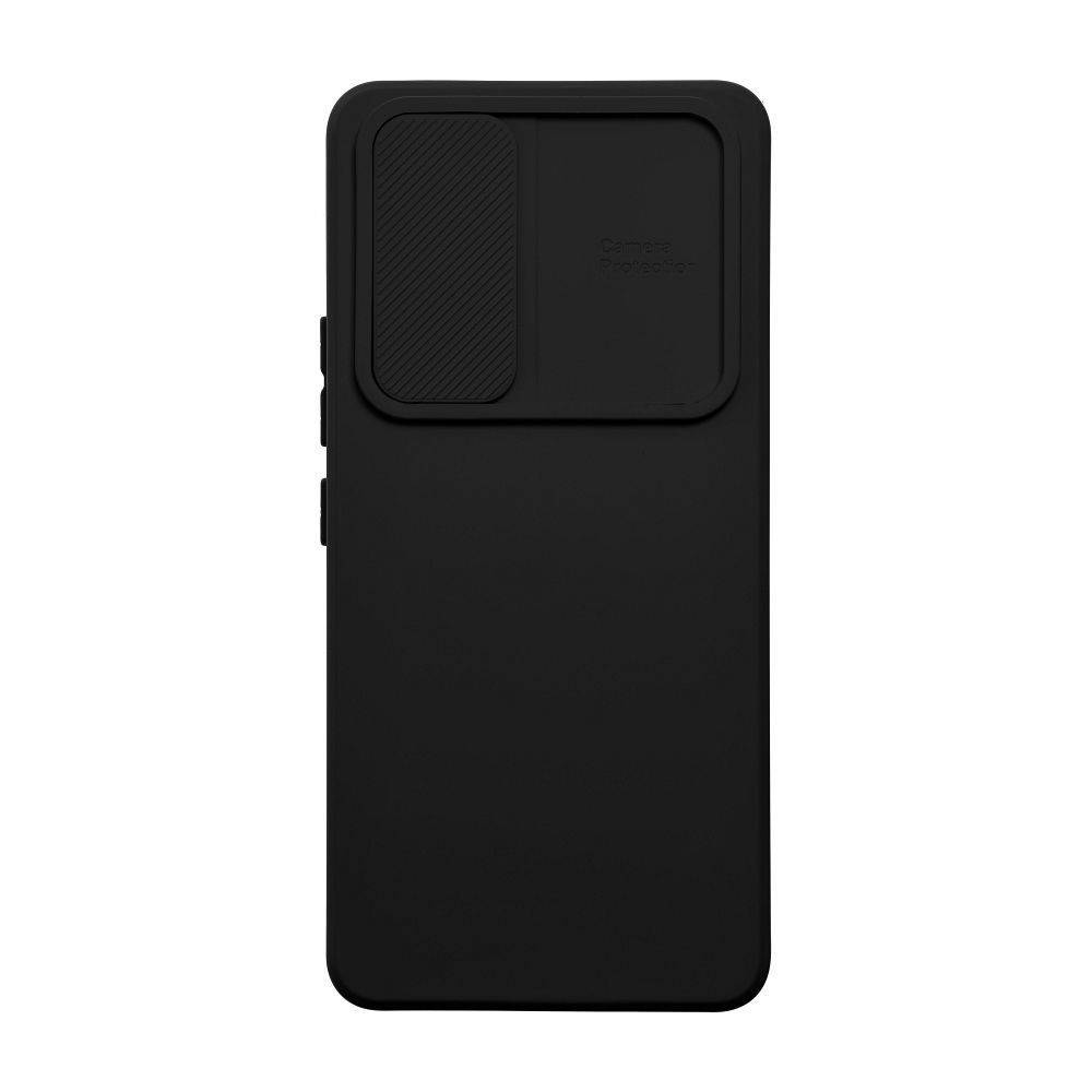 Θήκη Σιλικόνης Slide Case Samsung Galaxy A52 4G/5G / Galaxy A52s 5G Μαύρο
