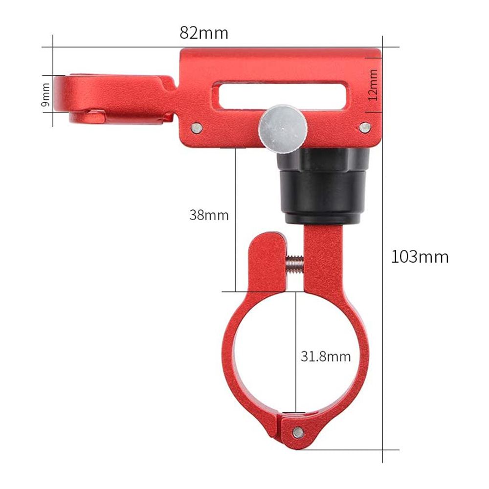 Μεταλική Βάση Κινητού για e-Scooter / Bike Gub-P30 3.5"-7.5" Κόκκινο