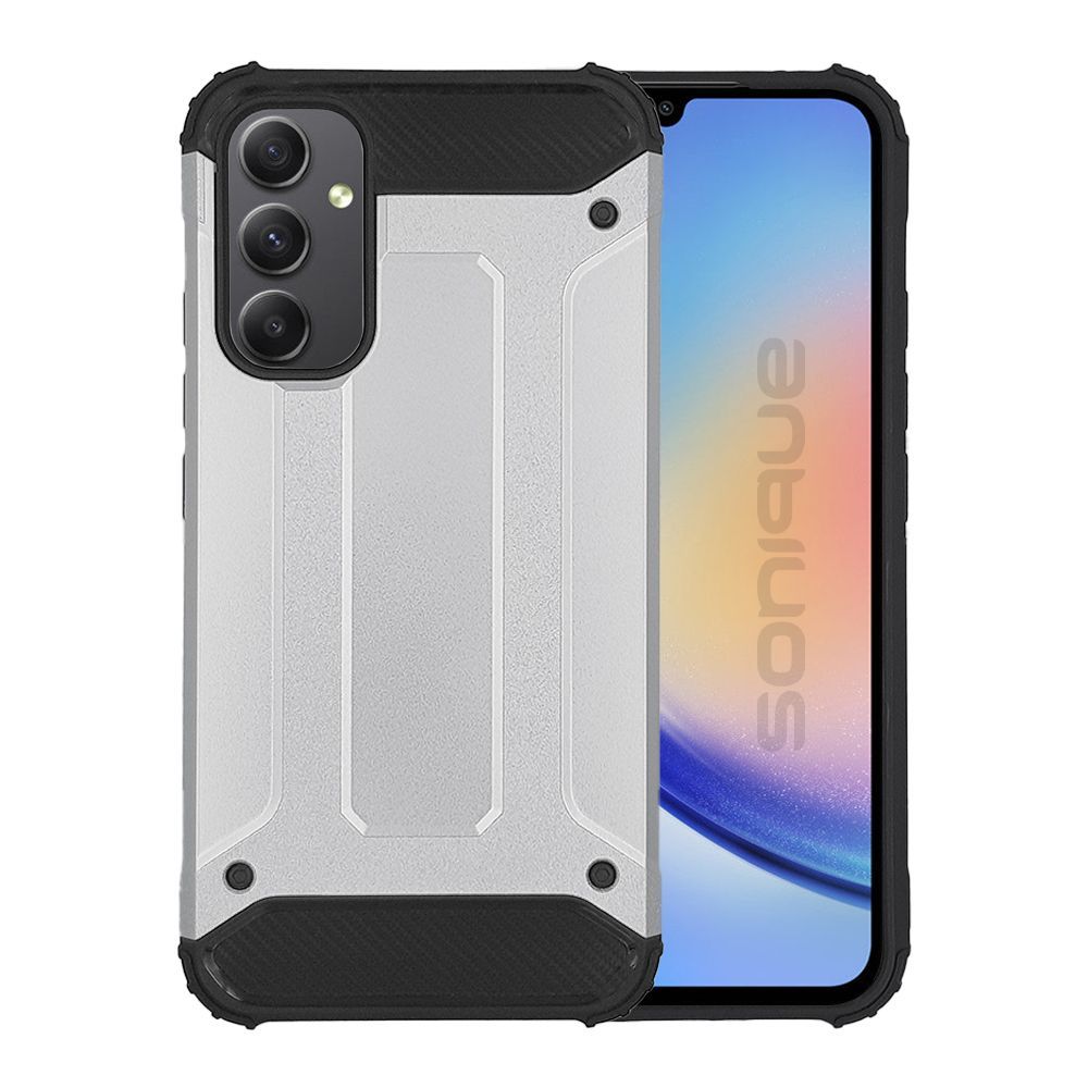 Θήκη Heavy Armor Sonique Samsung Galaxy A34 5G Ασημί