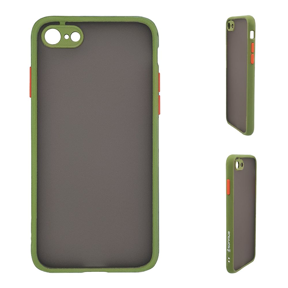Θήκη Σιλικόνης Color Button Bumper Sonique Apple iPhone 7 / iPhone 8 / iPhone SE 2020 / iPhone SE 2022 Πράσινο Ανοιχτό