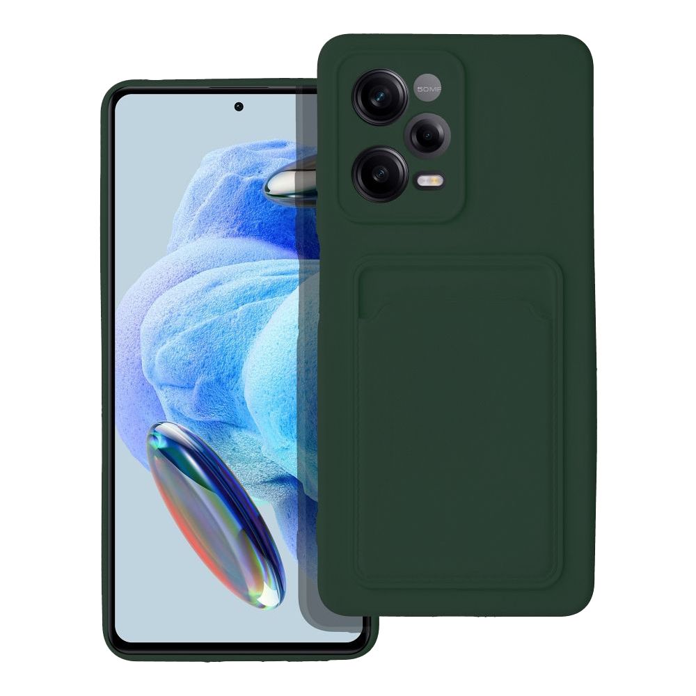 Θήκη Σιλικόνης Sonique Card Case Xiaomi Redmi Note 12 Pro 5G / Poco X5 Pro 5G Πράσινο Σκούρο
