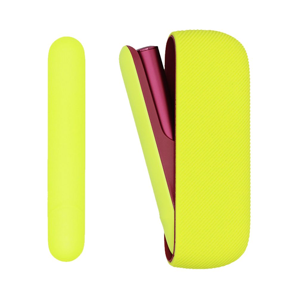 Θήκη Σιλικόνης Sonique Grip με Πλαϊνό Κάλυμα για IQOS ILUMA & ILUMA i Κίτρινο