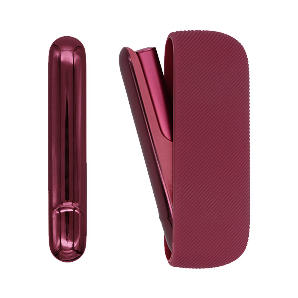 Θήκη Σιλικόνης Sonique Grip με Πλαϊνό Κάλυμα για IQOS ILUMA & ILUMA i Μπορντό
