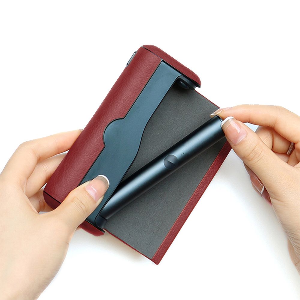 Θήκη PU Leather Shell για IQOS Iluma Prime Κόκκινο