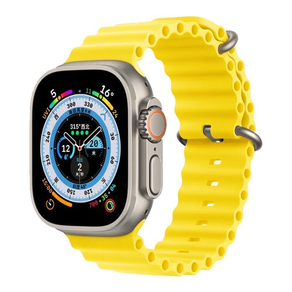 Λουράκι Σιλικόνης Ocean Band Sonique για Apple Watch (38/40/41MM) Κίτρινο