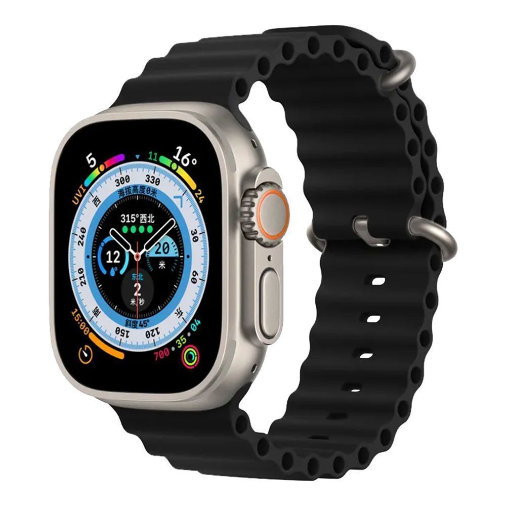 Λουράκι Σιλικόνης Ocean Band Sonique για Apple Watch (38/40/41MM) Μαύρο