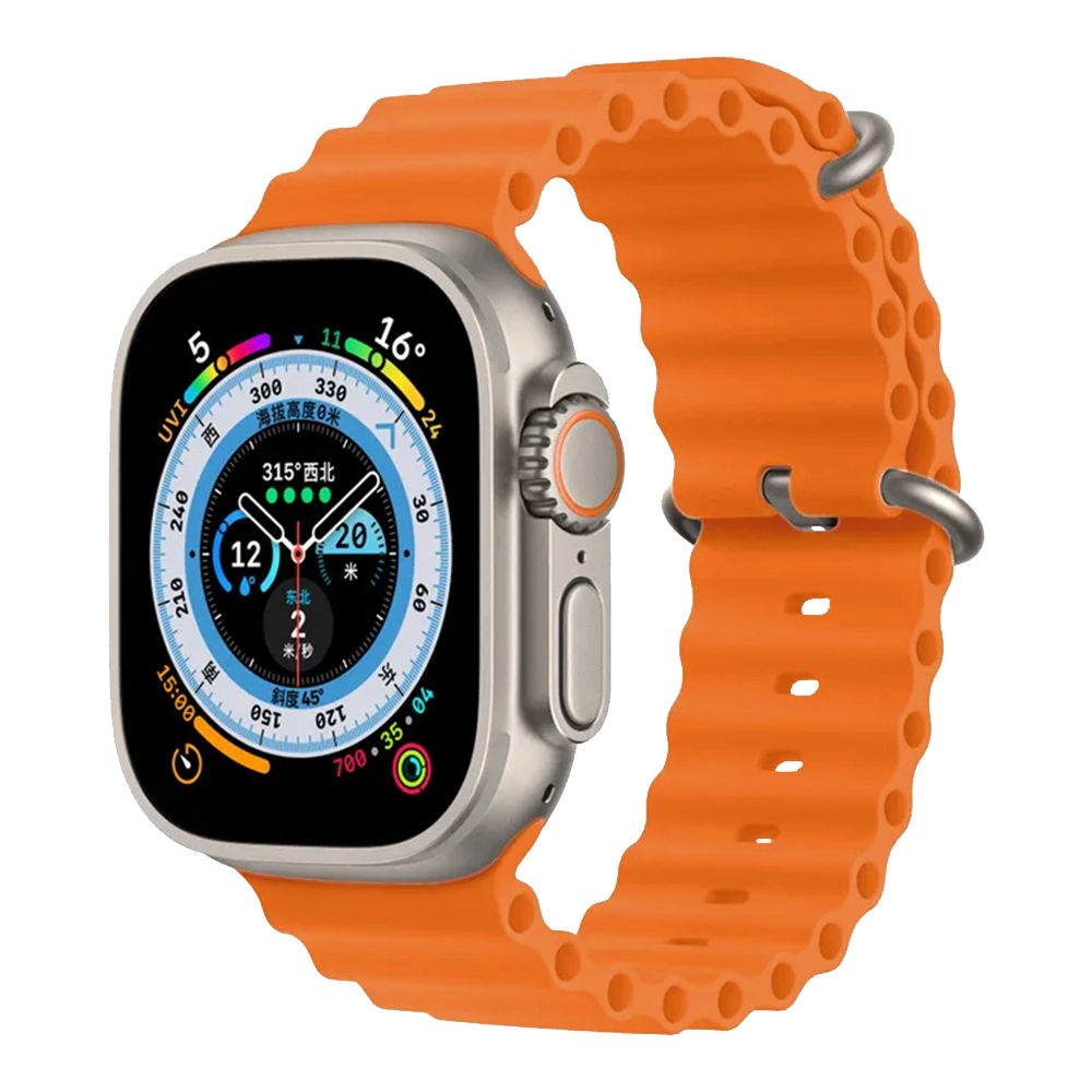 Λουράκι Σιλικόνης Ocean Band Sonique για Apple Watch (38/40/41MM) Πορτοκαλί