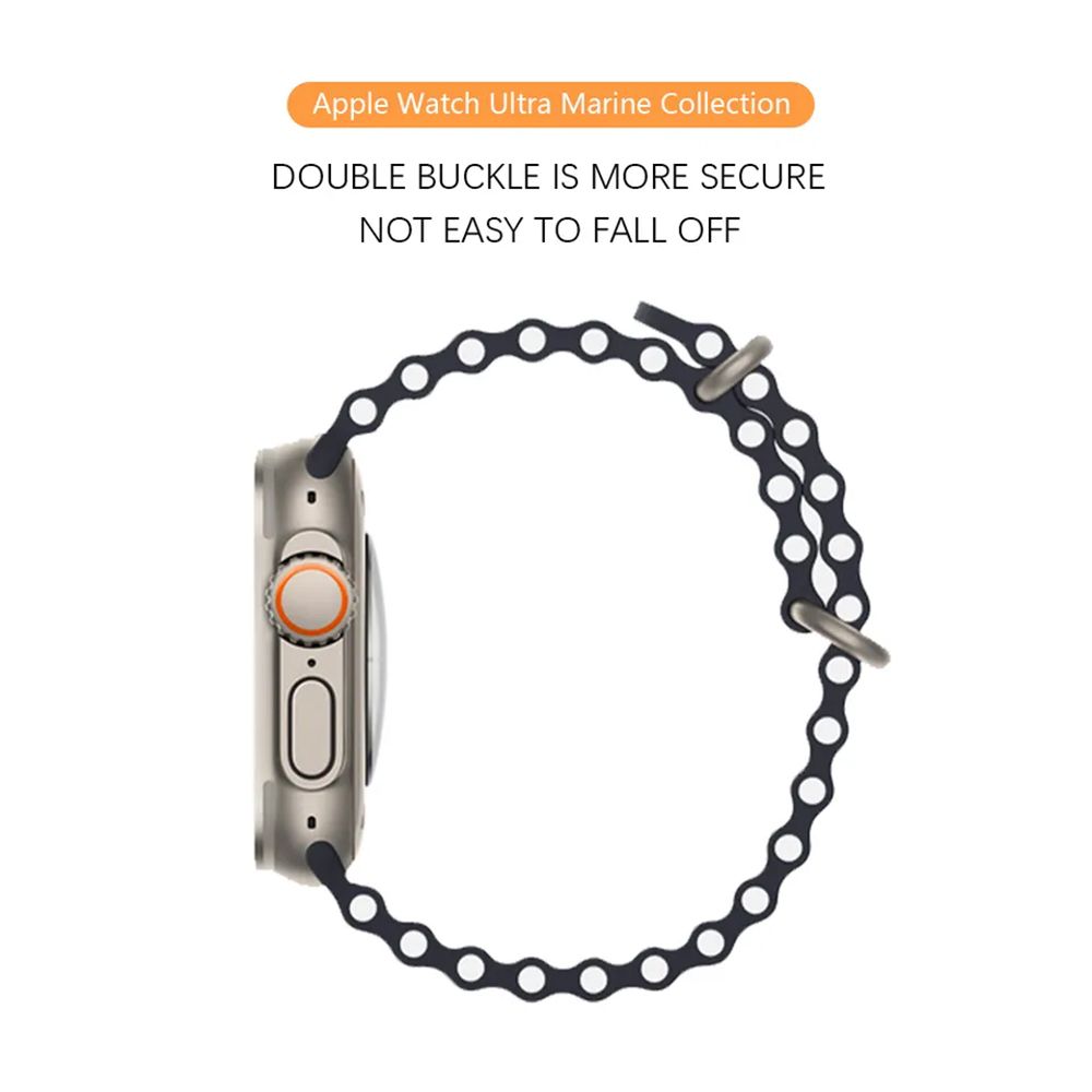 Λουράκι Σιλικόνης Ocean Band Sonique για Apple Watch (42/44/45/46/49MM) Κίτρινο