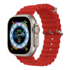 Λουράκι Σιλικόνης Ocean Band Sonique για Apple Watch (42/44/45/46/49MM) Κόκκινο