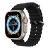 Λουράκι Σιλικόνης Ocean Band Sonique για Apple Watch (42/44/45/46/49MM) Μαύρο