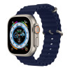 Λουράκι Σιλικόνης Ocean Band Sonique για Apple Watch (42/44/45/46/49MM) Μπλε Σκούρο