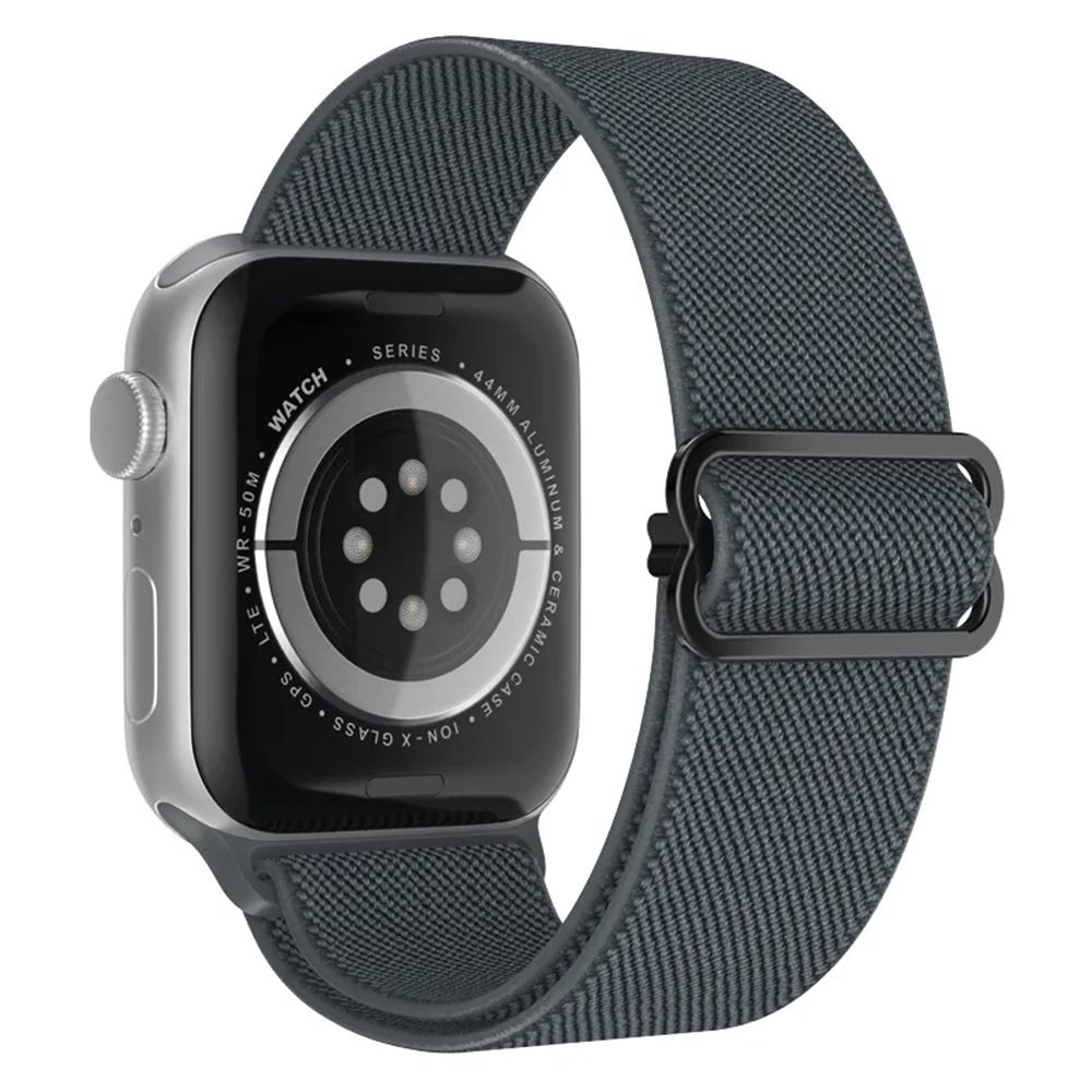 Λουράκι Elastic Nylon Loop Sport Band Sonique για Apple Watch (42/44/45/49MM) Σκούρο Γκρι