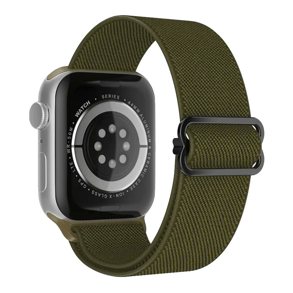 Λουράκι Elastic Nylon Loop Sport Band Sonique για Apple Watch (42/44/45/49MM) Χακί