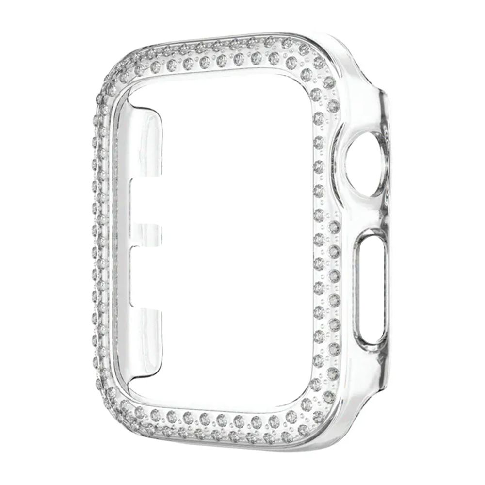 Θήκη Προστασία Luxury Double Diamond PC Sonique για Apple Watch Apple Watch 1/2/3 38 mm Διάφανο