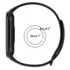 Λουράκι Σιλικόνης Sonique Color για Xiaomi Smart Band 8 / Xiaomi Smart Band 9 / Xiaomi Smart Band 10 Μαύρο