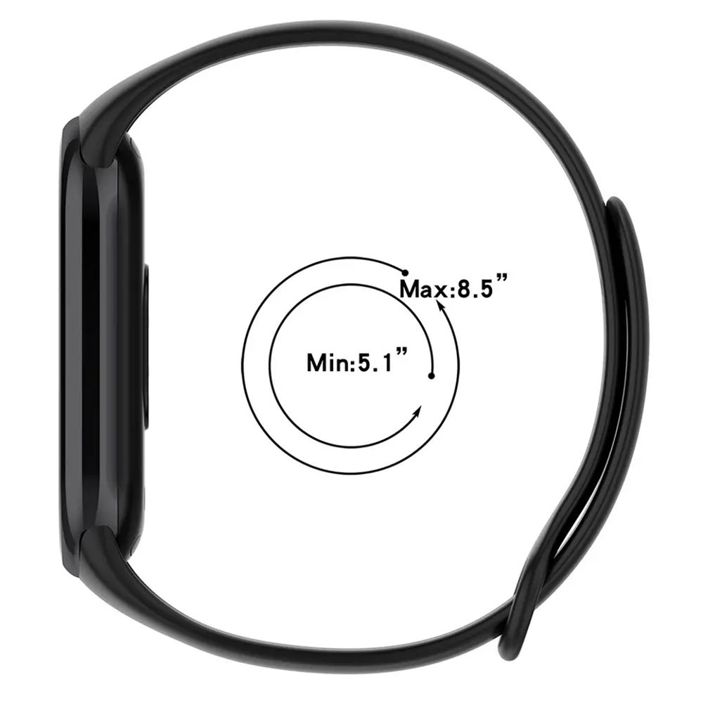 Λουράκι Σιλικόνης Sonique Color για Xiaomi Smart Band 8 / Xiaomi Smart Band 9 / Xiaomi Smart Band 10 Ροζ