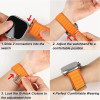 Λουράκι Nylon Alpine Loop Band Sonique για Apple Watch (42/44/45/46/49MM) Μαύρο