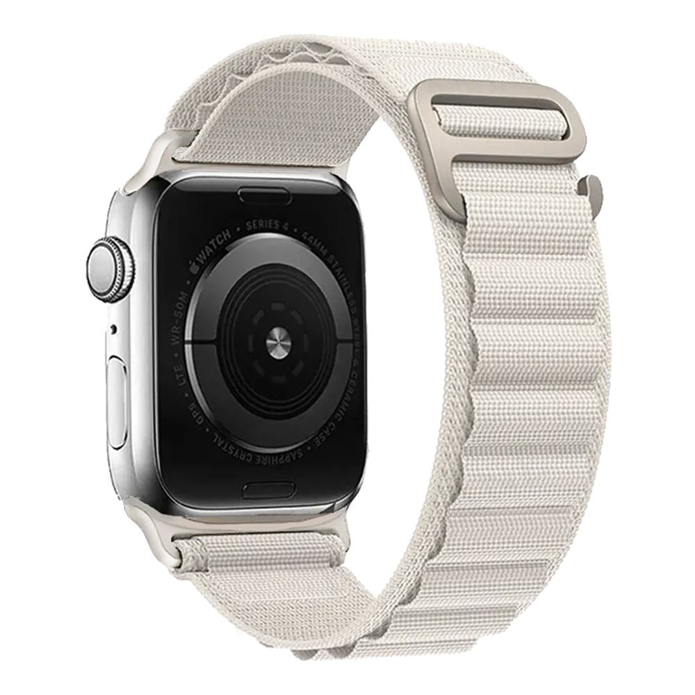 Λουράκι Nylon Alpine Loop Band Sonique για Apple Watch (42/44/45/46/49MM) Μπεζ