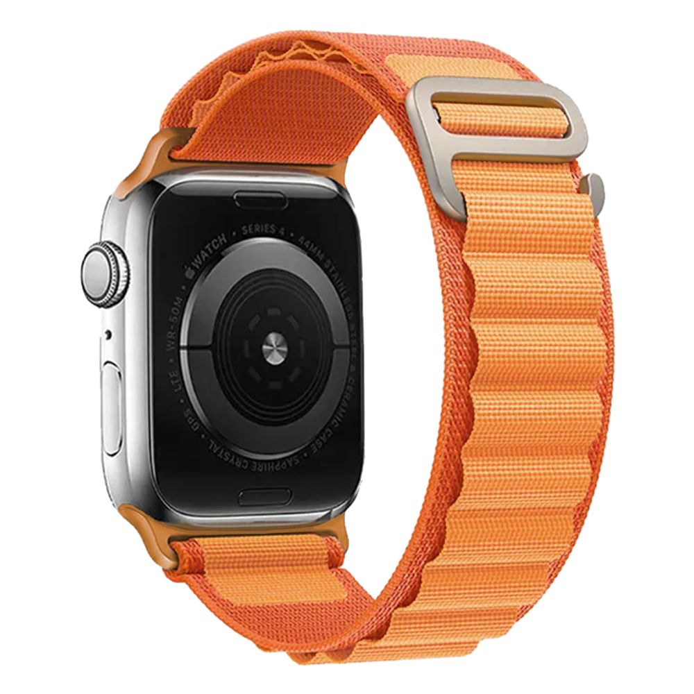 Λουράκι Nylon Alpine Loop Band Sonique για Apple Watch (42/44/45/46/49MM) Πορτοκαλί