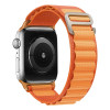 Λουράκι Nylon Alpine Loop Band Sonique για Apple Watch (42/44/45/46/49MM) Πορτοκαλί
