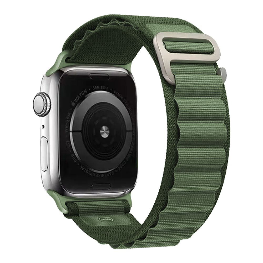 Λουράκι Nylon Alpine Loop Band Sonique για Apple Watch (42/44/45/46/49MM) Χακί