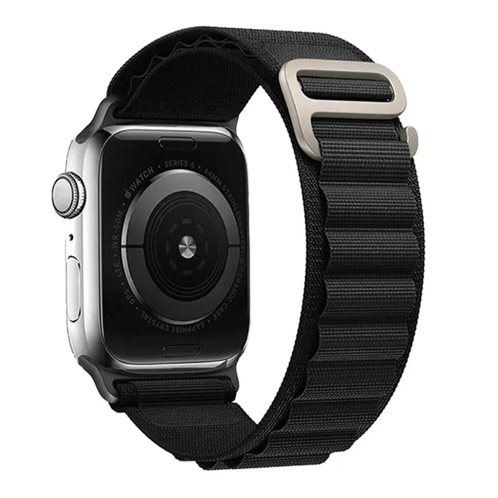 Λουράκι Nylon Alpine Loop Band Sonique για Apple Watch (38/40/41MM) Μαύρο
