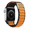 Λουράκι Nylon Alpine Loop Band Sonique για Apple Watch (38/40/41MM) Μαύρο / Πορτοκαλί