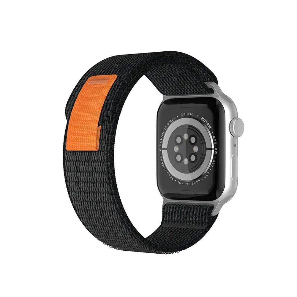 Λουράκι Nylon Loop Band Sonique για Apple Watch (42/44/45/49MM) Μαύρο