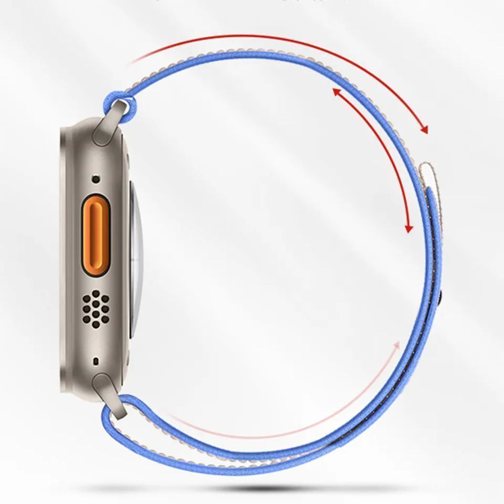 Λουράκι Nylon Loop Band Sonique για Apple Watch (42/44/45/49MM) Πορτοκαλί