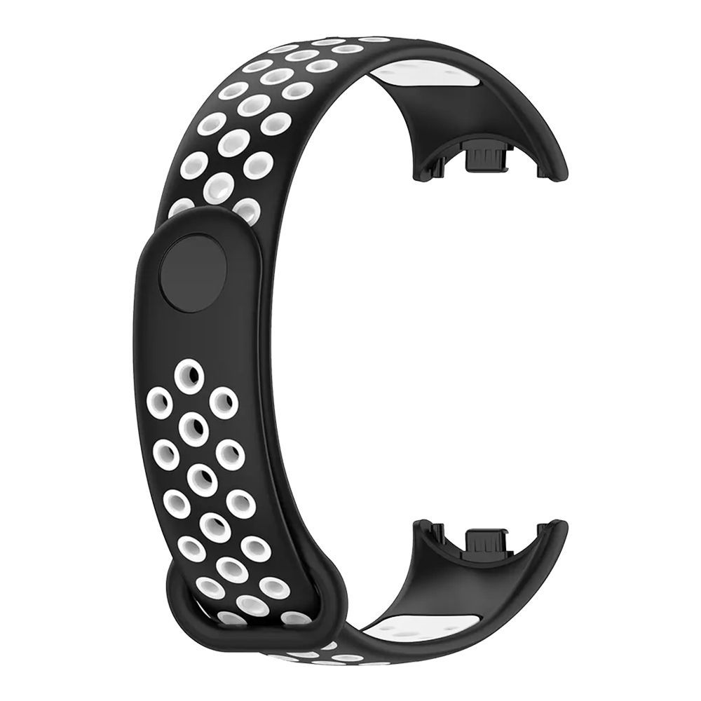 Λουράκι Σιλικόνης Sonique Sport για Xiaomi Smart Band 8 / Xiaomi Smart Band 9 / / Xiaomi Smart Band 10 Μαύρο / Λευκό