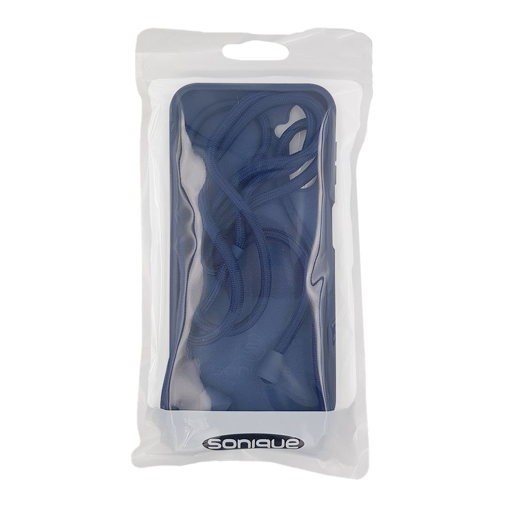 Θήκη Σιλικόνης με Κορδόνι CarryHang Sonique Xiaomi Redmi Note 12 Pro 5G / Poco X5 Pro 5G Μπλε Σκούρο