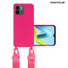 Θήκη Σιλικόνης με Strap CarryHang Sonique Xiaomi Redmi A1 / Redmi A2 Φούξια