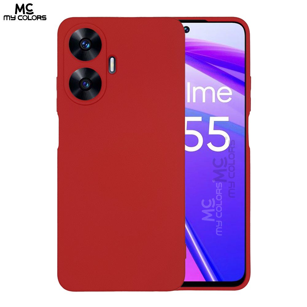 Θήκη Σιλικόνης My Colors Sonique Realme C55 Κόκκινο