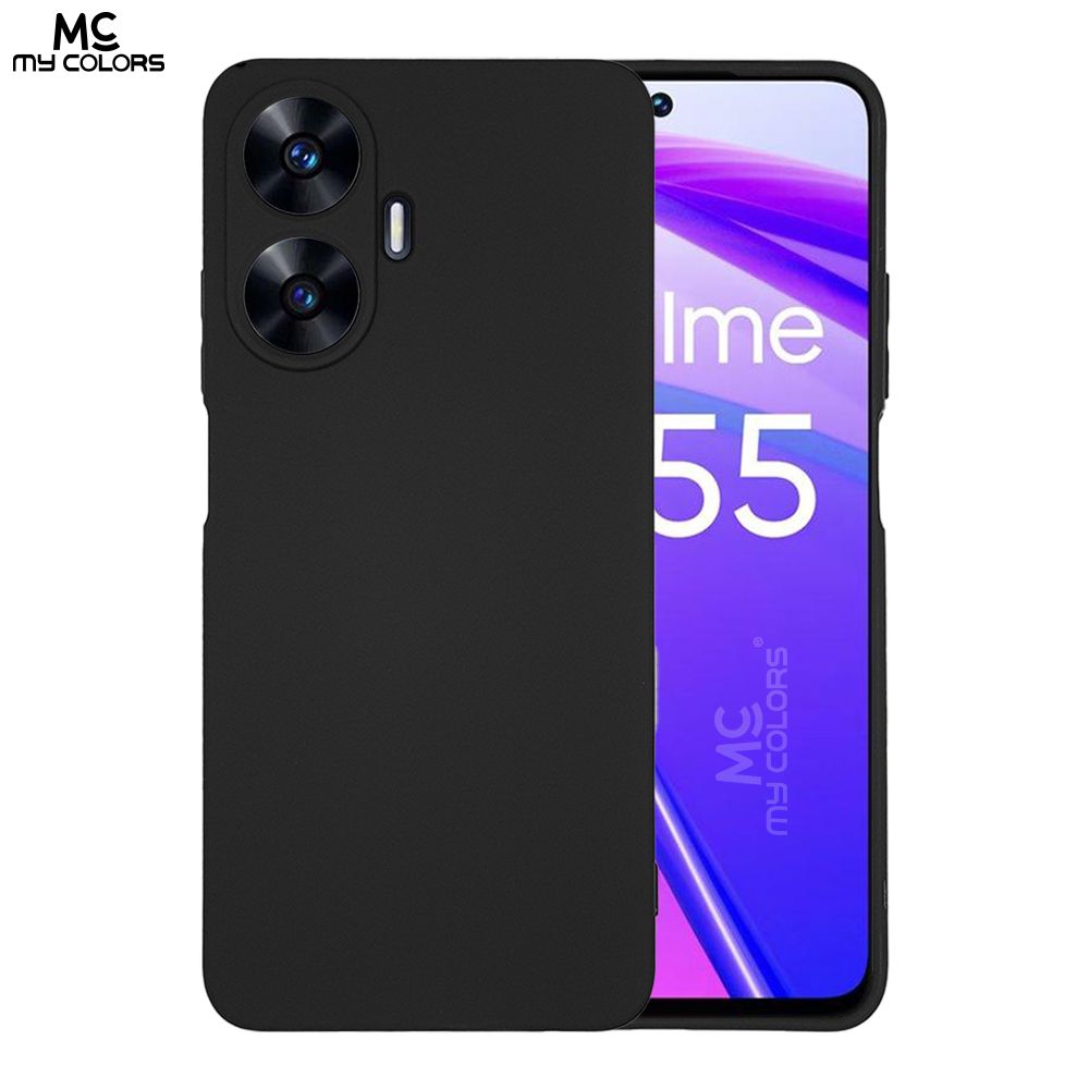 Θήκη Σιλικόνης My Colors Sonique Realme C55 Μαύρο
