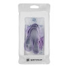 Θήκη Σιλικόνης με Strap Sonique Armor Clear Realme 10 4G Λιλά