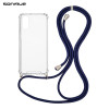 Θήκη Σιλικόνης με Κορδόνι Sonique Armor Clear Realme 10 4G Μπλε Σκούρο
