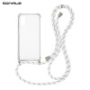 Θήκη Σιλικόνης με Κορδόνι Sonique Armor Clear Realme 10 4G Rainbow Λευκό