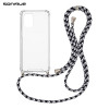 Θήκη Σιλικόνης με Κορδόνι Sonique Armor Clear Realme C33 Rainbow Μαύρο