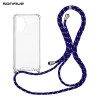 Θήκη Σιλικόνης με Κορδόνι Sonique Armor Clear Realme C55 Rainbow Μπλε