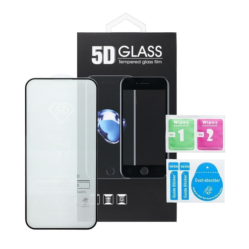 5D Full Glue 9H Tempered Glass Xiaomi Redmi Note 12 Pro 5G / Redmi Note 12 Pro Plus 5G / Poco X5 Pro Μαύρο