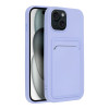 Θήκη Σιλικόνης Sonique Card Case Apple iPhone 15 Λιλά