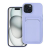 Θήκη Σιλικόνης Sonique Card Case Apple iPhone 15 Λιλά